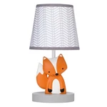 Bedtime Originals Acorn Gray/white/orange Fox Nursery Lamp With Shade & Bulb. Fixed Price $56.99.