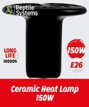 Dr Tims Aquatics Reptile Bird Systems Ceramic Heat Lamp 150W E26 120052. Fixed Price $29.99.