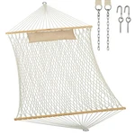 Joyview Traditional Rope Double Hammock - Hand Woven Cotton With Hard.... Fixed Price $113.41.