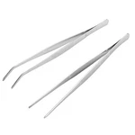 Miupoo Long Handle Stainless Steel Paint Straight Curved Tweezers Nippers.... Fixed Price $17.08.