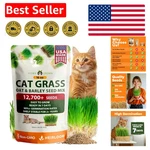 Pet Friendly Cat Grass Seeds 1LB Non-gmo Oat & Barley For Indoor Chewing. Fixed Price $22.99.