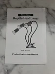 Model WGD-002 3 Reptile Head Heat Lamp New In Box. Fixed Price $24.99.