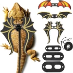 Bearded Dragon Leash And Harness Set 3 Size Pack Adjustable Cool Leather Lizard. Fixed Price $12.01.