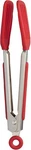 Tovolo Mini Turner Tongs, Flat Silicone Head, Easy-lock Mechanism Red. Fixed Price $13.97.