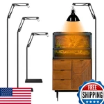 Dxophiex Reptile Heat Lamp Stand 360 Swing Arm, Adjustable Height 15.7-74.3". Fixed Price $48.72.