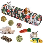 Mechpia Rabbit Toys, Large Bunny Hideout Tunnel And Tube 38 X 7.9 Inches, Red. Fixed Price $14.52.