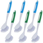 6 Pcs Blue And Green Kitchen Scrub Dish Brush Bulk With 11 Inch Anti Slip Han.... Fixed Price $26.85.