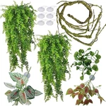 Mephan Reptile Plants For Bearded Dragon Tank Accessories, Terrarium Ar.... Fixed Price $36.75.