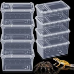 Irenare 8 Pcs Reptile Breeding Box Plastic Spider 5.9 3.9 2.5 Inch, Clear. Fixed Price $26.99.