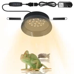 Uvb Reptile Light Fixture With Dimmer Timer For Lizard Snake. Fixed Price $27.58.