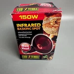 Exo-terra Heat Glo Infrared Lamp For Reptile 50 Watts Max. Fixed Price $9.99.