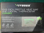 Vivosun 6"X8" Reptile Heat Mat & Digital Thermostat Nib Spring Cleaning Sale. Fixed Price $8.00.
