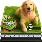 Grass Pad With Tray Large, 35"X22.5", Reusable Artificial Turf For Dogs Po. Fixed Price $140.99.