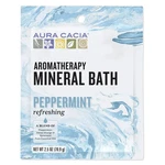 Aura Cacia Aromatherapy Mineral Bath; Refreshing Peppermint 2.5 Oz. Fixed Price $8.00.