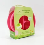 Green Sprouts, Learning Bowl Made From Silicone-pink. Fixed Price $13.00.