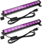 Upgraded 2 Pack 40W Led Bar,blacklight With PLUG+SWITCH+6.5FT Cord,b. Fixed Price $29.75.