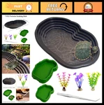 Extra Large Reptile Bathing Pool 7 Pcs Tortoise Water Dish & Feeding Bowl With. Fixed Price $35.09.