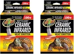 Zoo Med 2 Pack Of Repticare Ceramic Infrared Heat Emitters, 100 Watt, For 30.... Fixed Price $80.20.