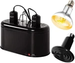 Dual Reptile Light Fixture, Heat Lamp Combo Pack Include 100W Full Spect. Fixed Price $100.16.