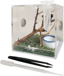 Jobede Spider Terrarium, Acrylic Reptile Breeding Box Jumping Enclosure. Fixed Price $19.99.