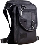 Hiking Waist Pack Drop Leg Bag Tactical Thigh Fanny Pouch Black BO058 Hebetag. Fixed Price $35.99.