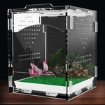 4.45X4.94X5.71 Inch Acrylic Jumping Spider Enclosure Insect Terrarium Arboreal. Fixed Price $19.74.