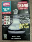 Brand New Arcadia Reptile 100W D3 Evo Basking Light Lamp Uva Uvb. Fixed Price $27.99.