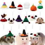 12 Pcs Mini Hamster Hats Crochet For Small Animals Guinea Pig Snakes Liza.... Fixed Price $20.72.