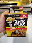 New Zoo Med Repticare Ceramic Infrared Heat Emitter 30-40 Gallon Terrariums. Fixed Price $14.99.