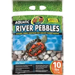 Zoo Med Aquatic River Pebbles All-natural Substrate For Turtle Habitats, 10LBS. Fixed Price $17.08.