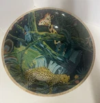 Opalhouse Modern Mango Wood Footed Serving Bowl Jungle Cheetah Giraffe. Fixed Price $22.75.