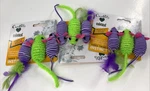 3 X Packs = 9 Total Ourpets Three Twined Mice Catnip Toys Green & Purple. Fixed Price $14.99.