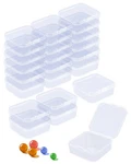 Small Plastic Case, 24 Pack Clear Beads Storage Containers Craf.... Fixed Price $26.90.