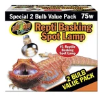 Zoo Med Repti Basking Spot Lamp 1EA/75 W, 2 Pk. Fixed Price $19.99.