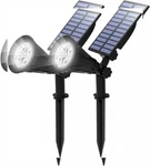 T-sun Solar Spotlights, Waterproof Outdoor Landscape 2 Pack, White. Fixed Price $40.55.