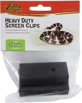 Zilla Reptile Terrarium Covers Heavty Duty Screen Clips, Sm 5-29G,2-PK. Fixed Price $9.69.