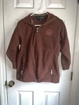 San Diego Zoo Safari Park Brown Fleece Zip-up Hoodie Youth Size 16/18 (l). Fixed Price $25.00.