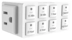 Stanley 3-PRONG Grounded Digital Countdown Timer W/repeat Function. Fixed Price $12.98.