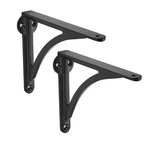 100% Solid Brass Decorative Shelf Brackets, 7-INCH Wall-mounted Shelving Brac.... Fixed Price $55.99.