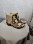 Lucky Brand Boots Women's 7M/37.5 Reptile Snake Print LK-BASELH2O. Fixed Price $13.99.