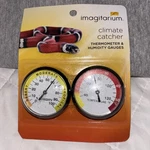Imagitarium Climate Catcher Thermometer Humidity Gauge Combo Pack Reptile New. Fixed Price $9.99.