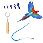 Parrot Bird Harness Leash Anti-bite Outdoor Blue Flying Training Rope With 5P.... Fixed Price $13.16.