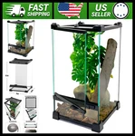 Woyrise Reptile Terrarium Glass Tank With Mesh Lid For Geckos, Frogs, Lizards. Fixed Price $99.99.