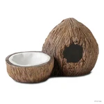 Exo Terra Coconut Hide With Water Dish - & Bowl. Fixed Price $18.16.