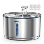 Npet Stainless Steel Cat Water Fountain, 1GALLON/135OZ Automatic Drinking.... Fixed Price $54.38.