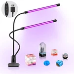 Inshareplus Led Uv Light Dual Head With Usb, 395NM-405NM Dimmable Wi.... Fixed Price $44.42.