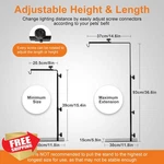 Simple Deluxe Reptile Lamp Stand Metal Floor Holder, Adjustable Height, Black.... Fixed Price $27.99.
