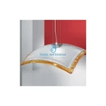 Linea Light 4539 Amber Suspension Brushed Nickel Tiled Glass 1XE27 10. Fixed Price $227.13.