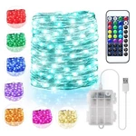 Omika Color String Lights Battery Operated & Usb Powered, 16.4FT 50 Led Fa.... Fixed Price $24.12.
