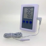 Digital Hygrometer W/ Dual Zone Remote Probe Thermometer. Fixed Price $14.99.